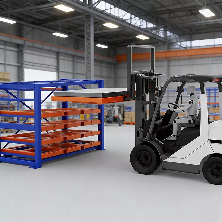 2060 Heavy Duty Pull Out Forklift Rack